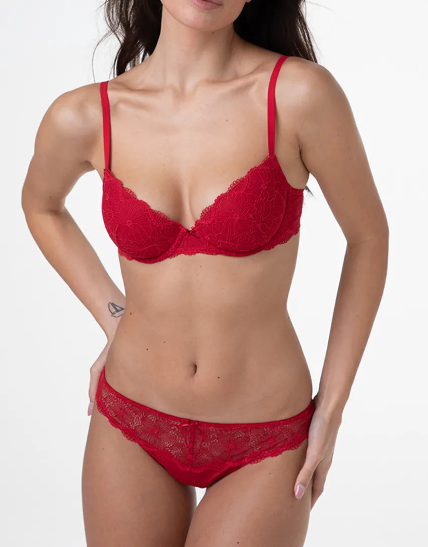 Donna LOVABLE Imbottiti|Con Ferretto-Reggiseno Imbottito con Ferretto Pretty Lace in pizzo, REF# L0DJW