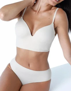 Donna LOVABLE Coppa D|Coppa C-Reggiseno push up invisible, skinREF# L0DEI