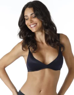 Donna LOVABLE Coppa D|Coppa C-Reggiseno push-up senza ferretto Smooth Comfort in microfibra lucida, REF# L0DZN