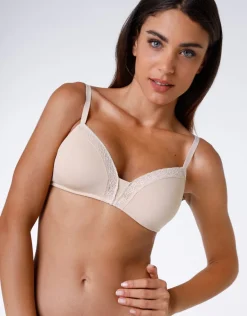 Donna LOVABLE Coppa B|Imbottiti-Reggiseno senza ferretto leggermente imbottito Sensual Touch , in morbida microfibra. Comfort estremoREF# 4152