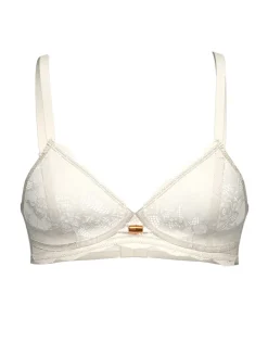 Donna LOVABLE Senza Ferretto-Reggiseno senza ferretto Trendy Lurex in pizzo e tulle, REF# L0DJQ