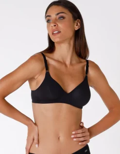 Donna LOVABLE Coppa D|Coppa C-Reggiseno senza ferretto Cotton Line in cotone, REF# L1604