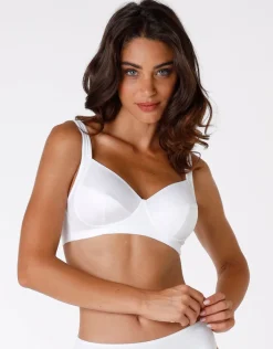 Donna LOVABLE Coppa E|Coppa D-Reggiseno senza ferretto e senza imbottitura Shaping in microfibra tecnica, REF# 4020