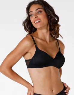 Donna LOVABLE Coppa C|Coppa B-Reggiseno senza ferretto Millenium Equilibre in microfibra, REF# 4055