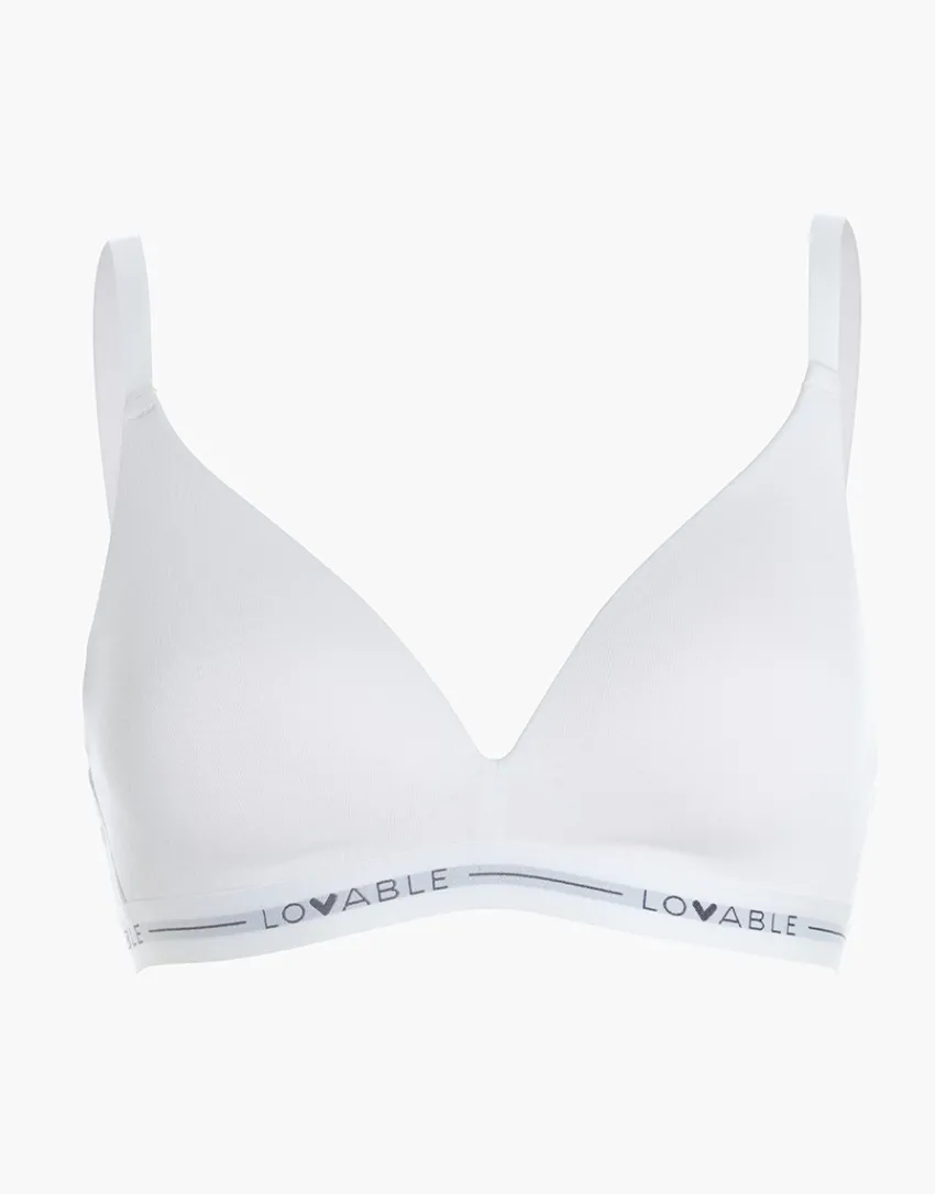 Donna LOVABLE Triangolo|Imbottiti-Reggiseno triangolo imbottito senza ferretto My in cotone modal, REF# L0DCQ