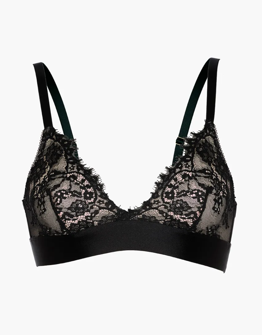 Donna LOVABLE Triangolo|Senza Ferretto-Reggiseno Triangolo Le Studio in pizzo, REF# L0EE7