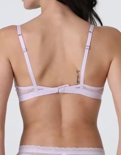 Donna LOVABLE Triangolo|Senza Ferretto-Reggiseno Triangolo Senza Ferretto Romance Lace in pizzo, lillaREF# L0E9R
