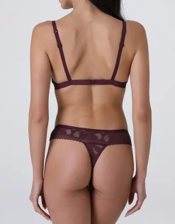 Donna LOVABLE Triangolo|Senza Ferretto-Reggiseno Triangolo Senza Ferretto Art Flower Lace in pizzo, REF# L0EGR