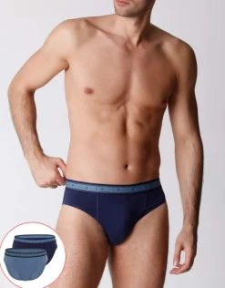 Uomo LOVABLE Multipack|Slip-Slip bipack uomo in cotone biologico, REF# L0A6D