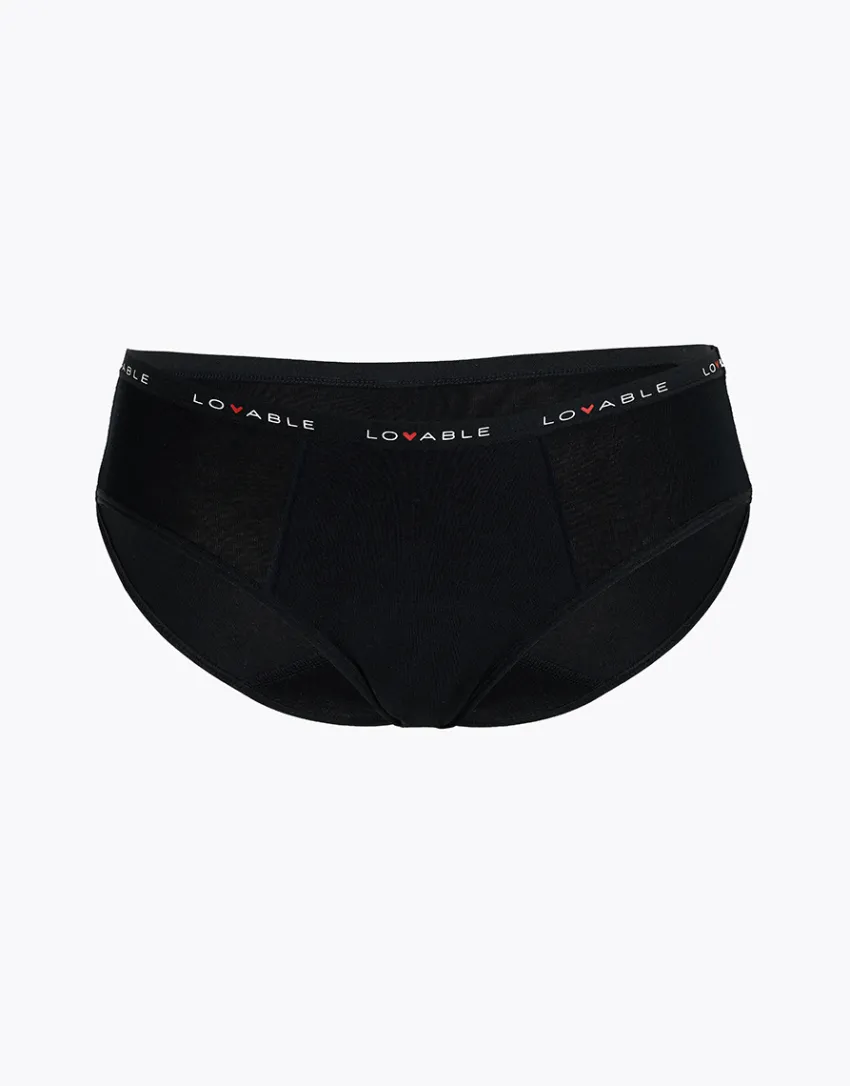 Donna LOVABLE Slip Da Ciclo Lavabili-Slip da Ciclo per Adolescenti MY FIRST PERIOD PANTIES, flusso Medio, REF# L0DPO