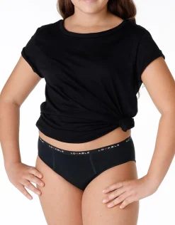 Donna LOVABLE Slip Da Ciclo Lavabili-Slip da Ciclo per Adolescenti MY FIRST PERIOD PANTIES, flusso Abbondante, REF# L0DPP