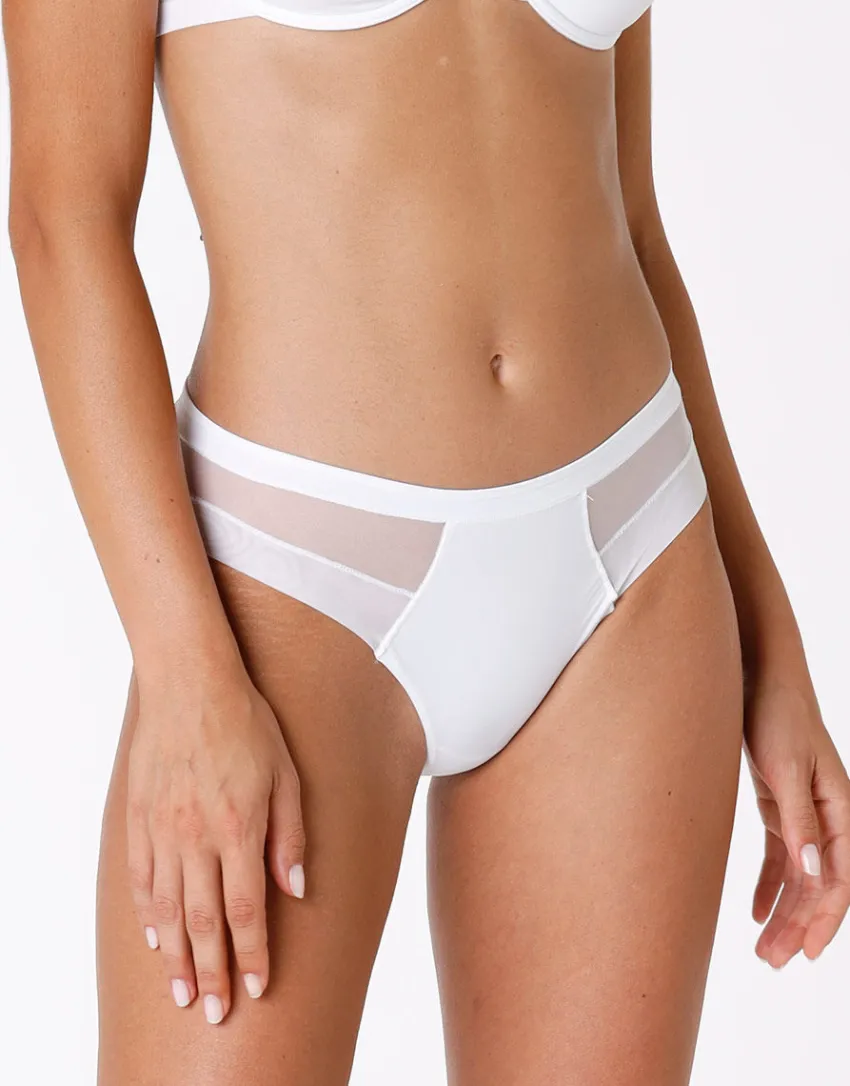 Donna LOVABLE Slip-Slip Invisible Ultra Light in microfibra e tulle. Massima invisibilitàREF# 0231