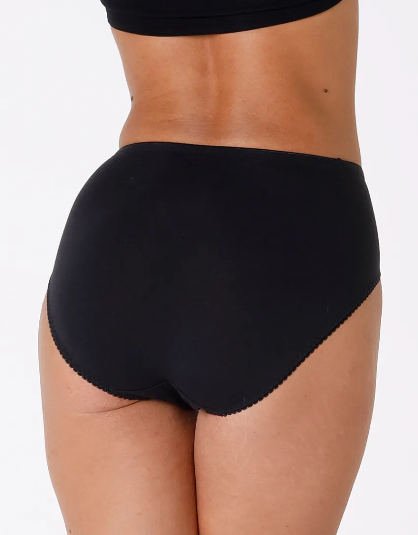 Donna LOVABLE Slip-Slip midi Lovely Charme in cotone elasticizzato con pizzoREF# 0035
