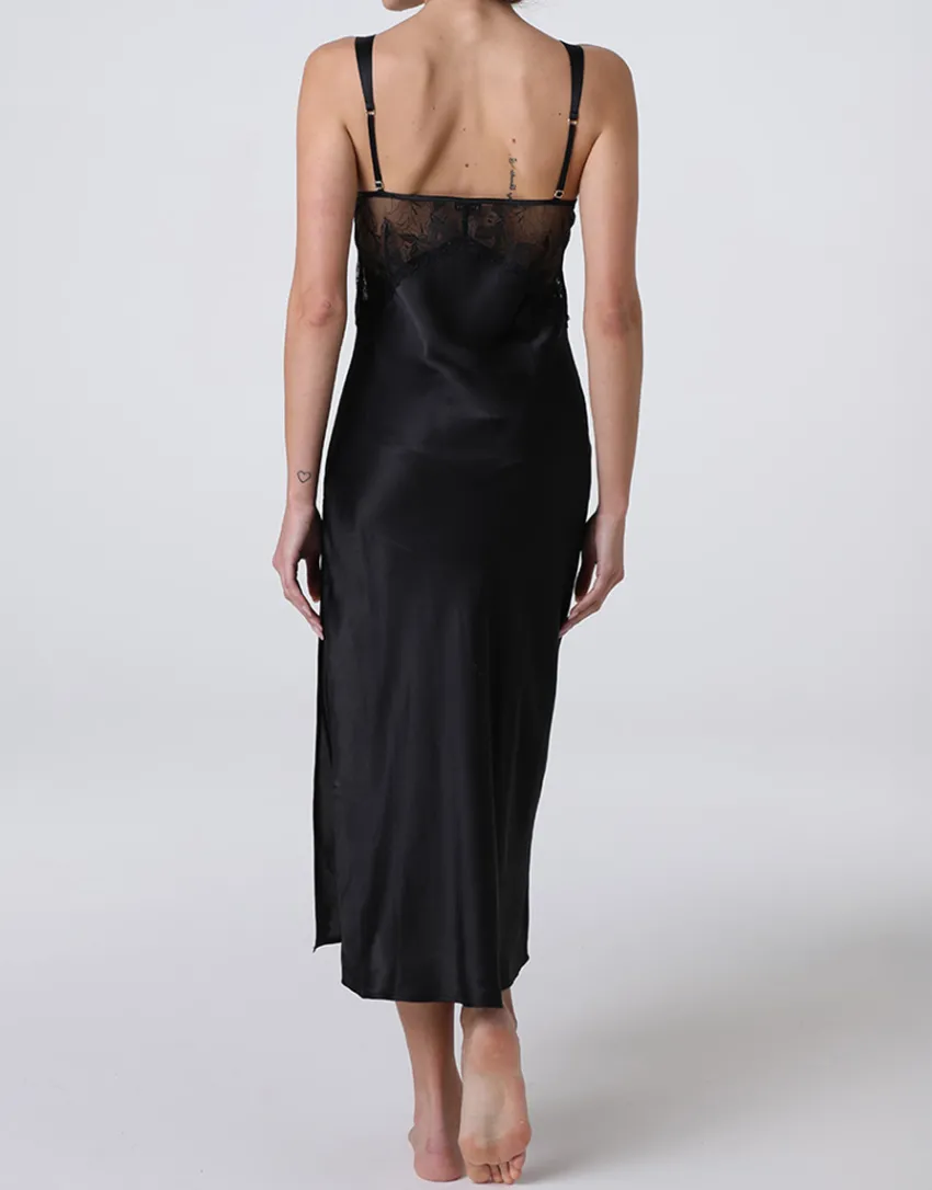 Donna LOVABLE Camicie Da Notte-Sottoveste Lunga L'Elegance in seta e modal, REF# L0EHS