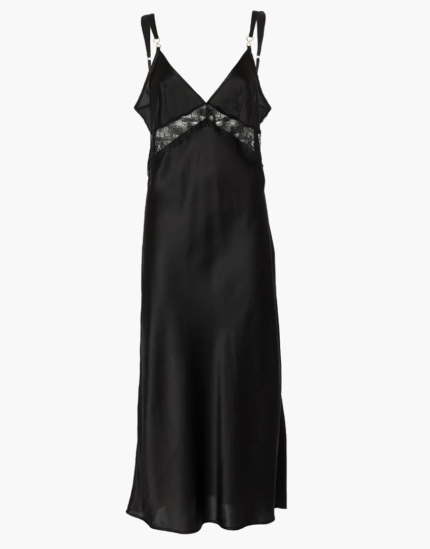 Donna LOVABLE Camicie Da Notte-Sottoveste Lunga L'Elegance in seta e modal, REF# L0EHS