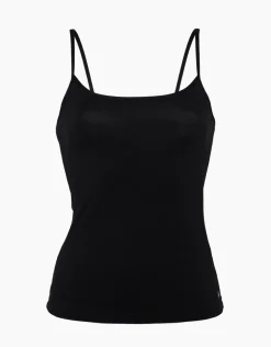 Donna LOVABLE Top E Smanicati-Top Basic Soul liscio in viscosaREF# 7012