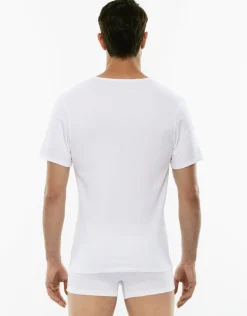 Uomo LOVABLE T-Shirt-T-shirt girocollo 100% cotone Pure Cotton, REF# 05XO
