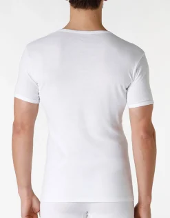 Uomo LOVABLE T-Shirt-T-shirt girocollo Classic Cotton 100% cotone, REF# L0306