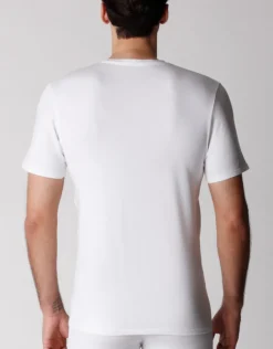 Uomo LOVABLE T-Shirt-T-shirt girocollo uomo bipack in cotone biologico, REF# L0BAN