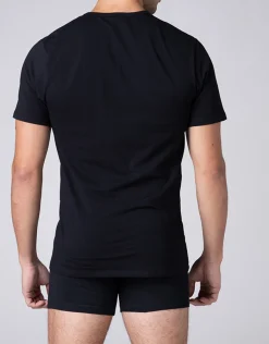 Uomo LOVABLE T-Shirt-T-shirt scollo a V Cool Sensation in Stretch Cotton, REF# L0DGO