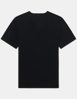 Uomo LOVABLE T-Shirt-T-shirt scollo a V Cool Sensation in Stretch Cotton, REF# L0DGO