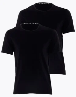 Uomo LOVABLE T-Shirt-T-shirt scollo a V uomo in cotone biologico, confezione x2 REF# L0A6E