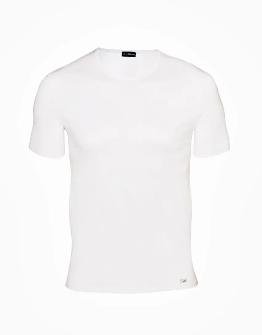 Uomo LOVABLE T-Shirt-T-Shirt uomo con scollo a V profondo Supima Premium Cotton, REF# 8439