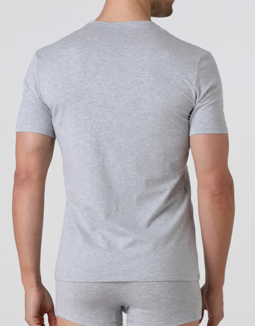 Uomo LOVABLE T-Shirt-T-Shirt uomo con scollo a V profondo Supima Premium Cotton, ngeREF# L8439