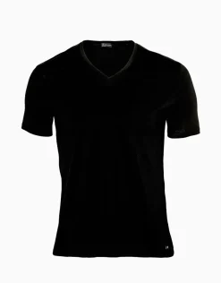 Uomo LOVABLE T-Shirt-T-Shirt uomo con scollo a V profondo Supima Premium Cotton, REF# 8439