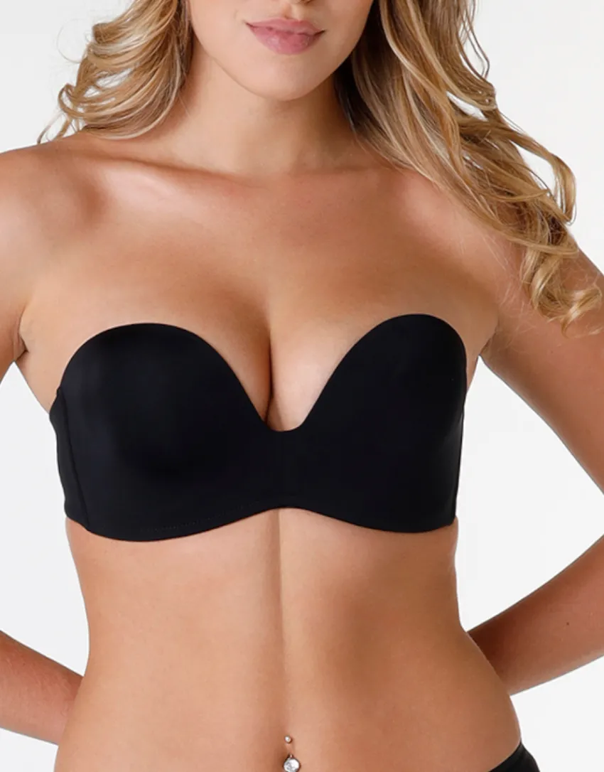 Donna LOVABLE Balconcino|Imbottiti-WONDERBRA Reggiseno Push-Up Ultimate Strapeless in microfibra, REF# 3608851127111